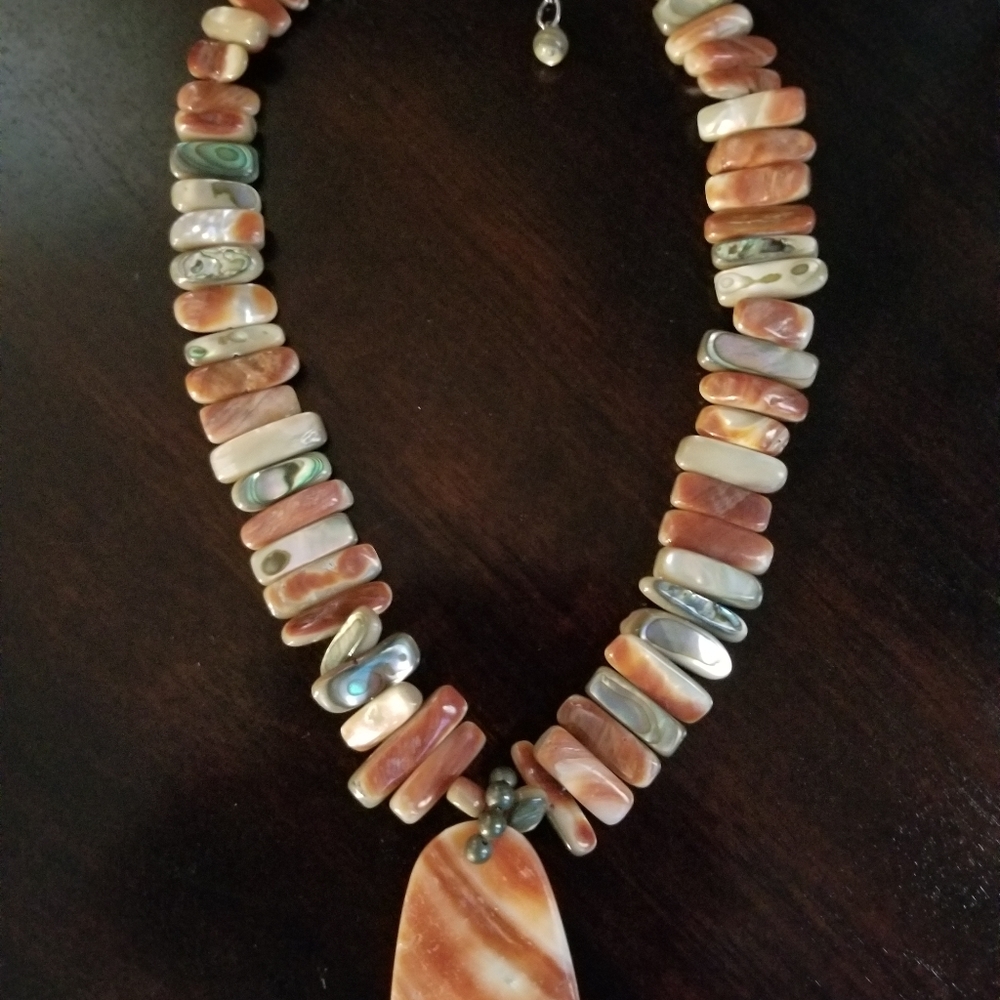 Rare Silpada Abalone Shell Neckace - image 6